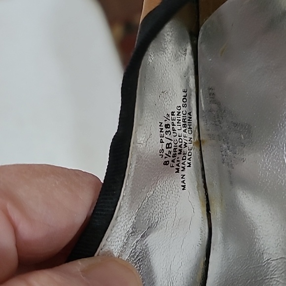 Jessica Simpson PENN opentoe animal print slingback platform wedges size 8.5 - Picture 6 of 11